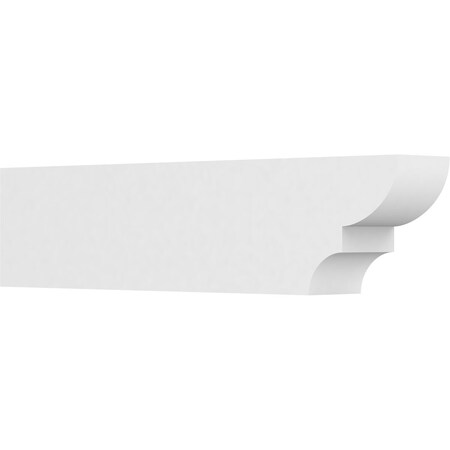 Ekena Millwork Standard Ridgewood Architectural Grade PVC Rafter Tail, 6"W X 10"H X 42"L RFTP06X10X42RID